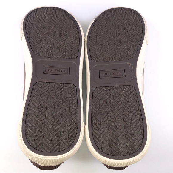 Tommy Hilfiger Mens Ref Brown Trainers Sneakers Shoes - Picture 8 of 9